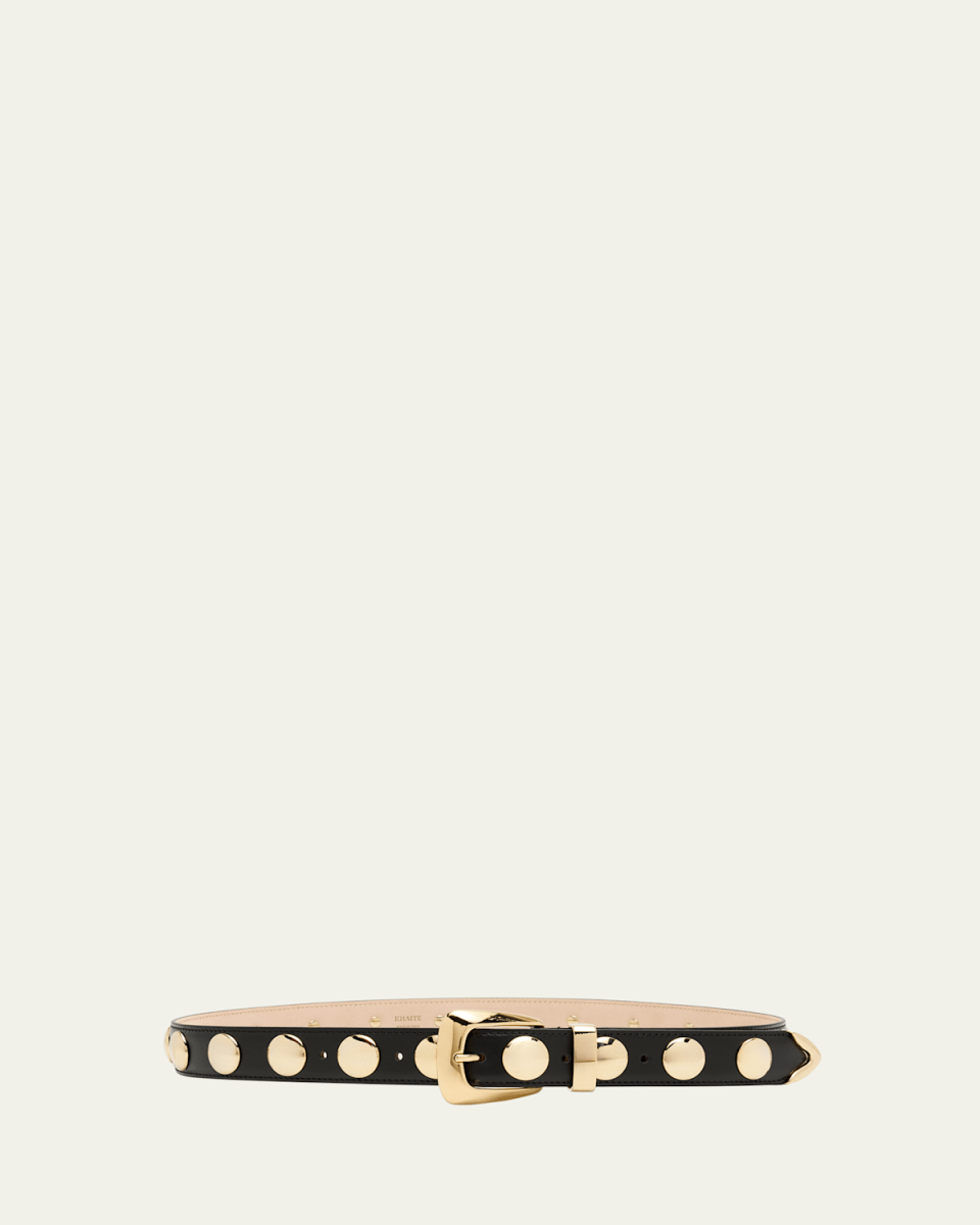 Benny Leather Studded Belt